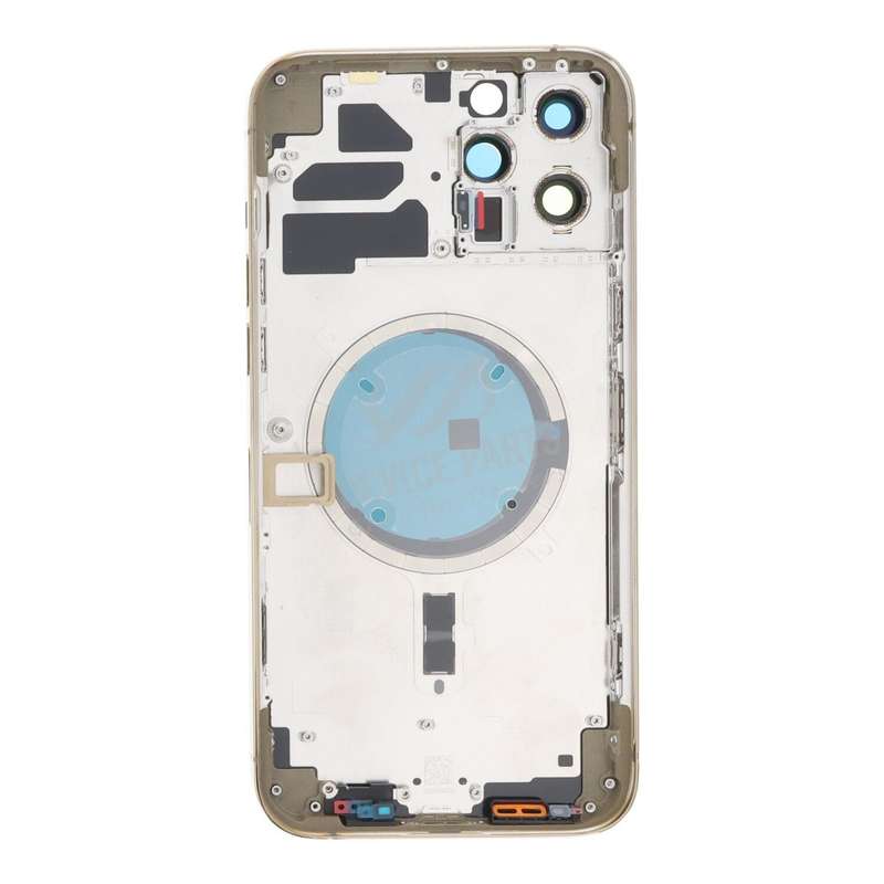 Middle Frame + Battery Door + Back Camera Lens and Bezel + Side Buttons + SIM Card Tray with Magn...