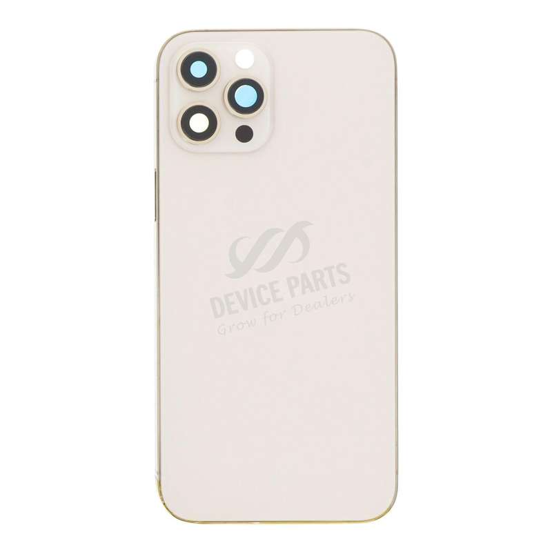 Middle Frame + Battery Door + Back Camera Lens and Bezel + Side Buttons + SIM Card Tray with Magn...
