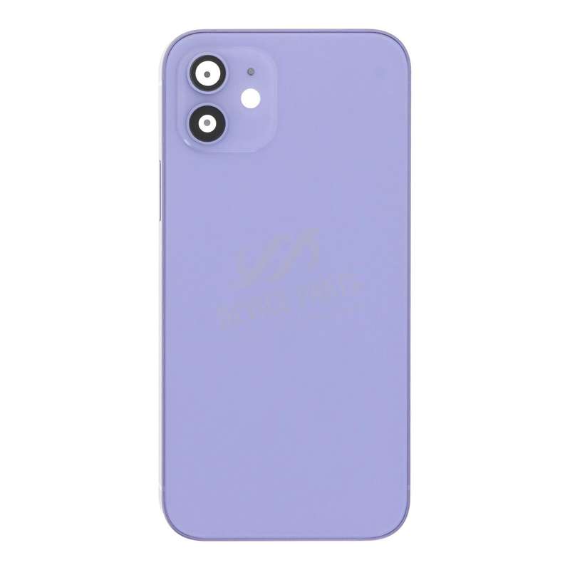 Middle Frame + Battery Door + Back Camera Lens and Bezel + Side Buttons + SIM Card Tray with Magn...