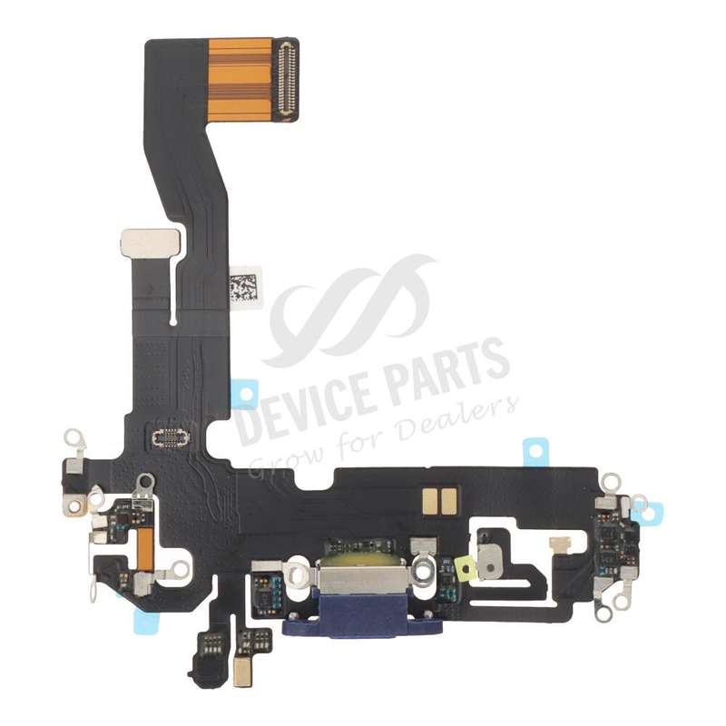 Charging Port Flex Cable for iPhone 12/12 Pro Blue without Logo OEM
