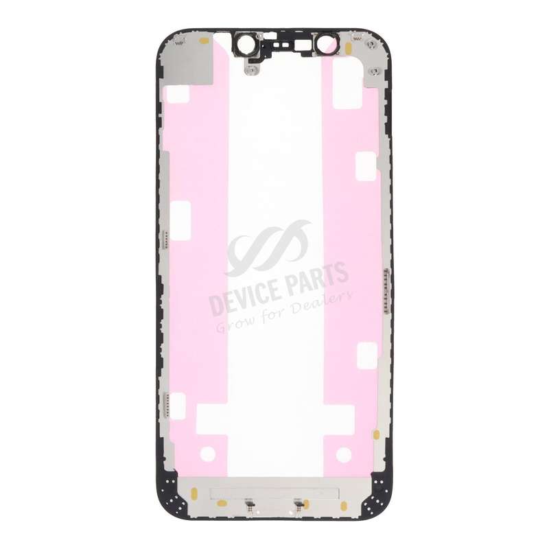 Touch Screen Frame with Adhesive for iPhone 12 Mini Black OEM