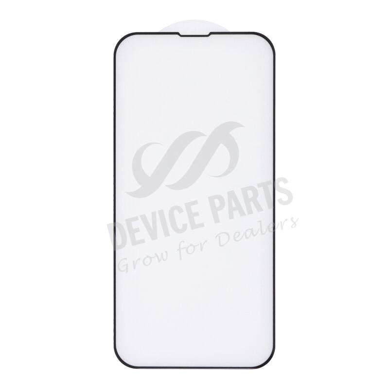 Silk Screen Full Screen Tempered Glass Screen Protector for iPhone 13 6.1"/13 Pro 6.1" Black