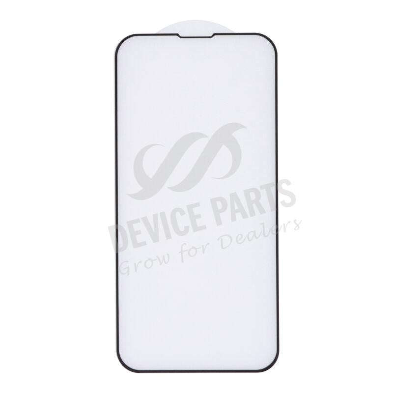 Silk Screen Full Screen Tempered Glass Screen Protector for iPhone 13 Mini 5.4" Black
