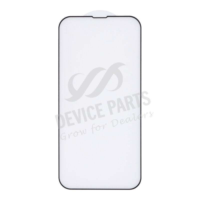 Silk Screen Full Screen Tempered Glass Screen Protector for iPhone 13 Pro Max 6.7" Black