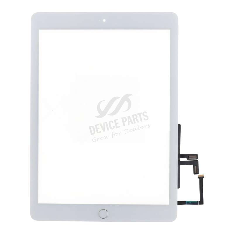 Touch Screen + Touch Screen Adhesive with Fingerprint Sensor Flex Cable for iPad 9.7 2017(iPad 5t...