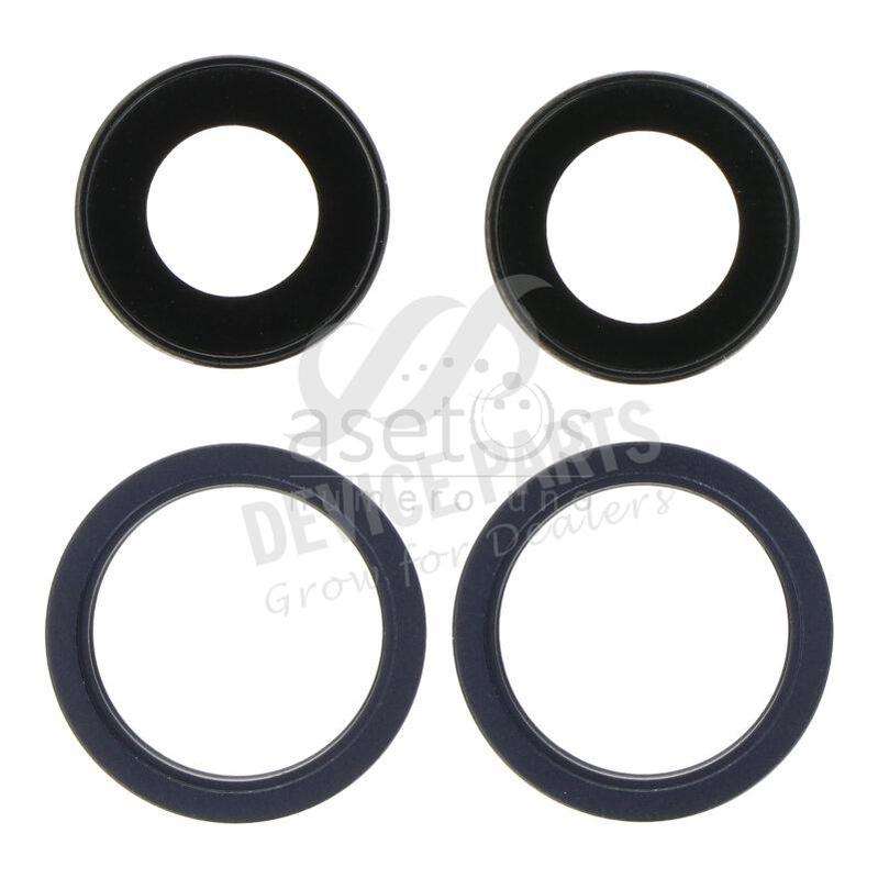Back Camera Lens and Bezel for iPhone 13 6.1"/13 Mini 5.4" Black Ori 4pcs in one set
