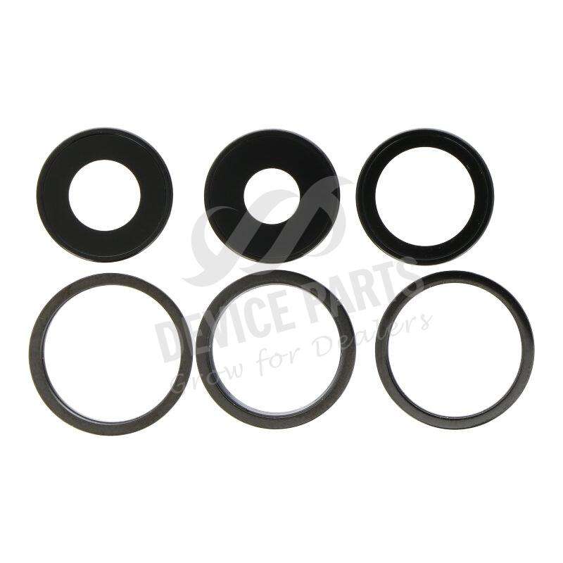 Back Camera Lens and Bezel for iPhone 13 Pro 6.1"/13 Pro Max 6.7" Black Ori 3pcs in one set
