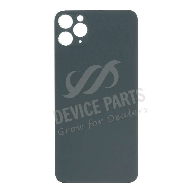 Battery Door with Adhesive for iPhone 11 Pro Max Large Hole Green without Logo OEM