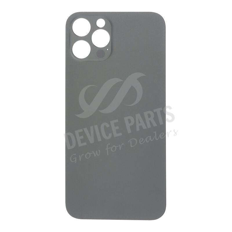 Battery Door with Adhesive for iPhone 12 Pro Large Hole Black without Logo OEM