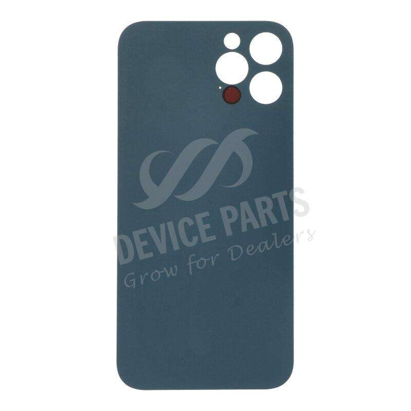 Battery Door with Adhesive for iPhone 12 Pro Large Hole Blue without Logo OEM