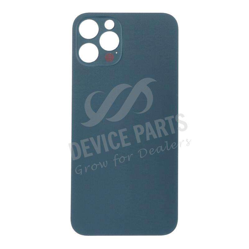 Battery Door with Adhesive for iPhone 12 Pro Large Hole Blue without Logo OEM