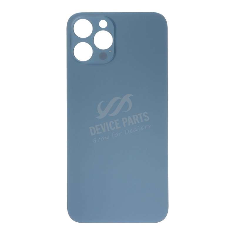 Battery Door with Adhesive for iPhone 12 Pro Max Large Hole Blue without Logo OEM