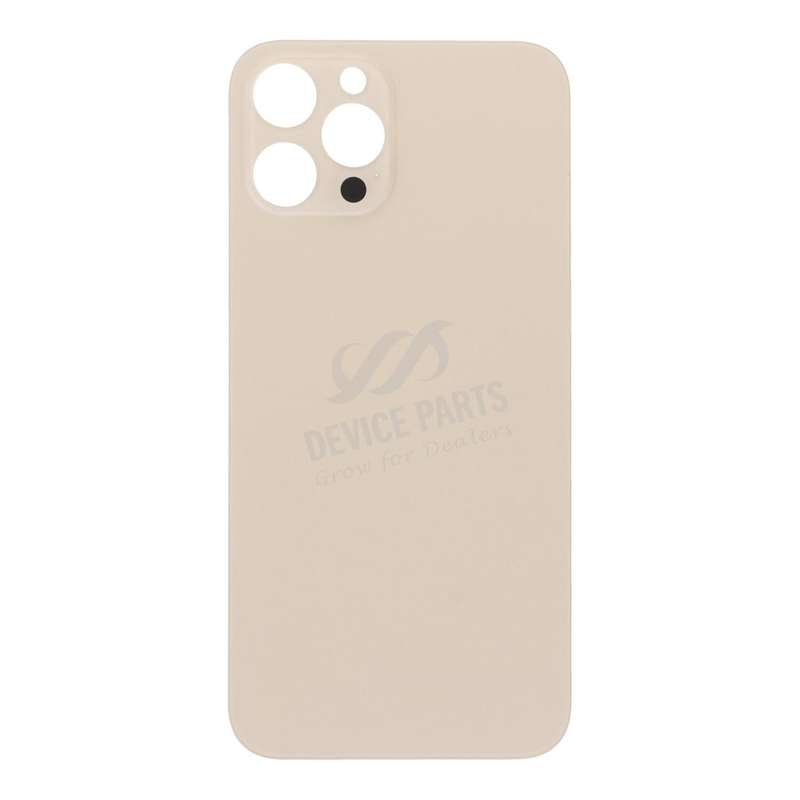 Battery Door with Adhesive for iPhone 12 Pro Max Large Hole Gold without Logo OEM