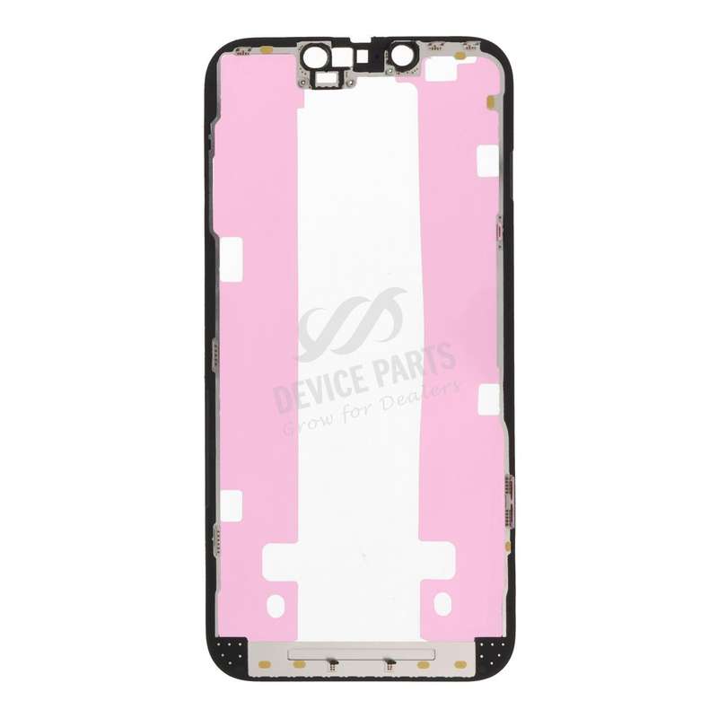 Touch Screen Frame with Adhesive for iPhone 13 Pro 6.1" Black HQ