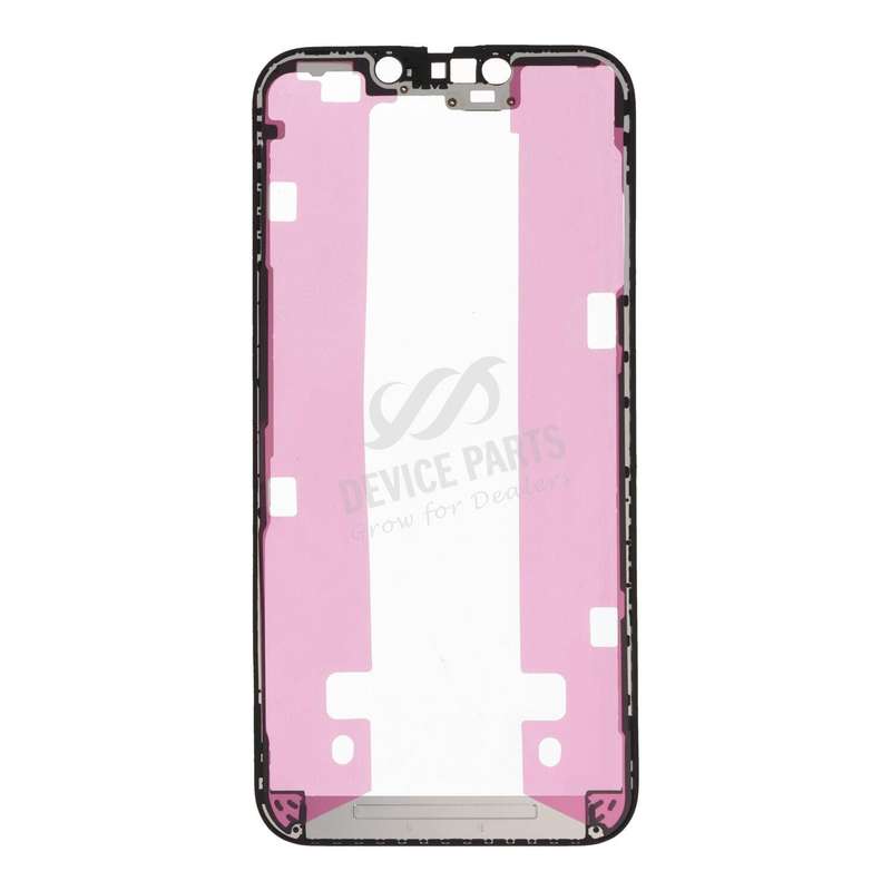 Touch Screen Frame with Adhesive for iPhone 13 Pro 6.1" Black HQ