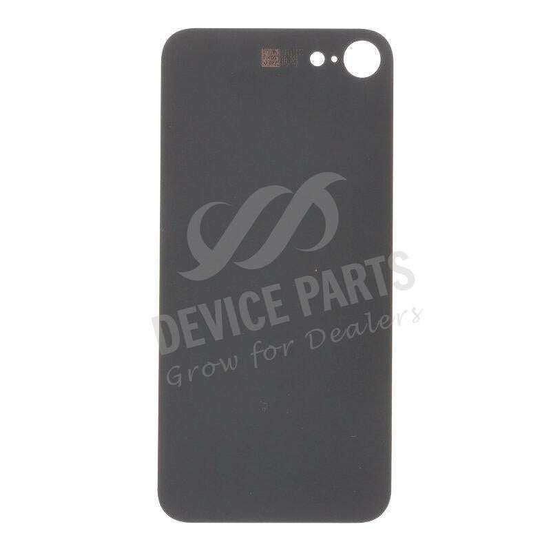 Battery Door with Adhesive for iPhone SE 2020 Large Hole Black without Logo OEM