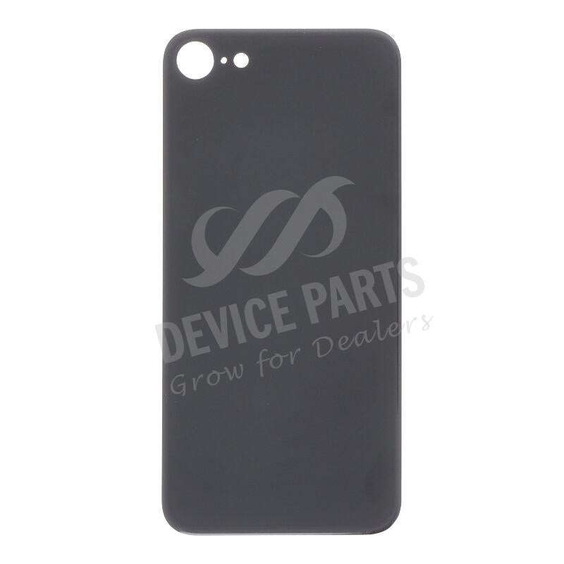 Battery Door with Adhesive for iPhone SE 2020 Large Hole Black without Logo OEM