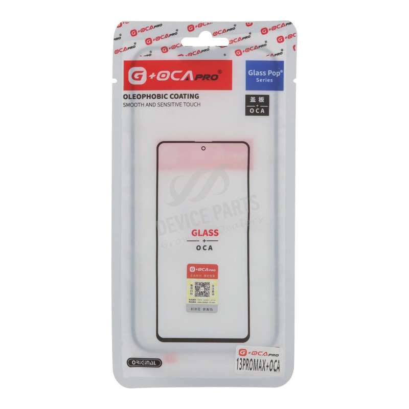 G+OCA Pro Glass Lens + OCA for iPhone 13 Pro Max 6.7" Black