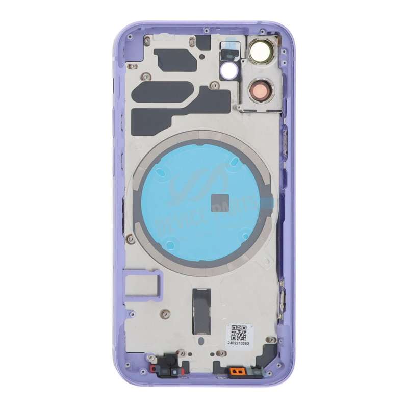Middle Frame + Battery Door + Back Camera Lens and Bezel + Side Buttons + SIM Card Tray with Magn...
