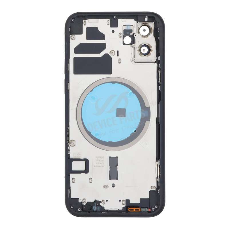 Middle Frame + Battery Door + Back Camera Lens and Bezel + Side Buttons + SIM Card Tray with Magn...