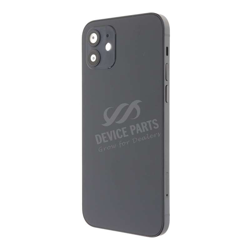 Middle Frame + Battery Door + Back Camera Lens and Bezel + Side Buttons + SIM Card Tray with Magn...