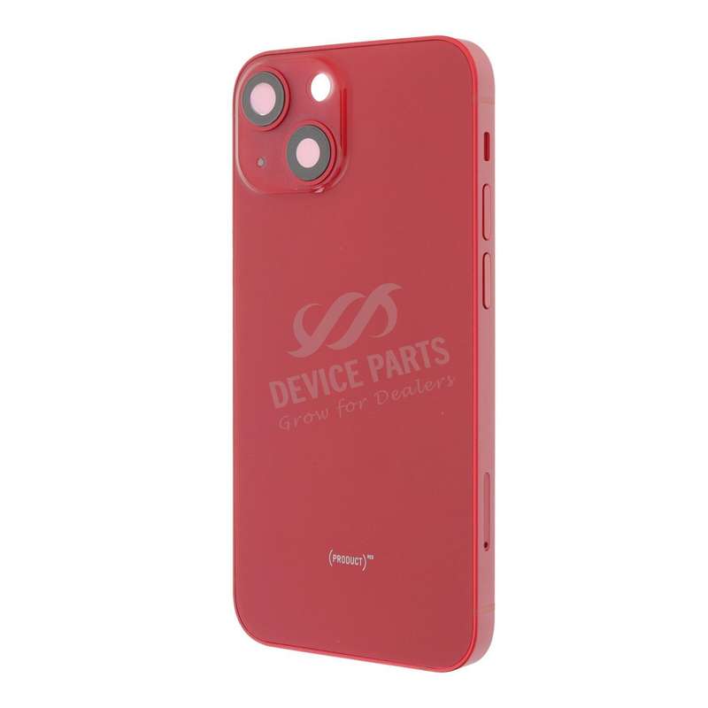 Middle Frame + Battery Door + Back Camera Lens and Bezel + Side Buttons + SIM Card Tray with Magn...