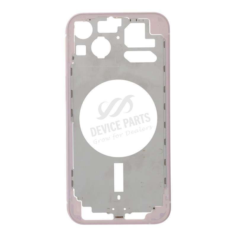Middle Frame with Side Buttons + SIM Card Tray for iPhone 13 6.1" USA Version Pink OEM