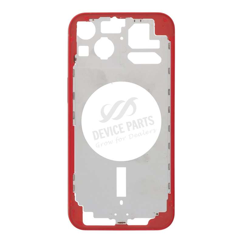 Middle Frame with Side Buttons + SIM Card Tray for iPhone 13 6.1" USA Version Red OEM