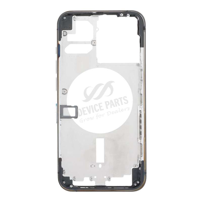 Middle Frame with Side Buttons + SIM Card Tray for iPhone 13 Pro 6.1" USA Version Black OEM