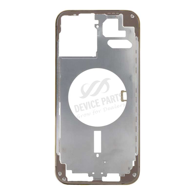 Middle Frame with Side Buttons + SIM Card Tray for iPhone 13 Pro Max 6.7" USA Version Gold OEM