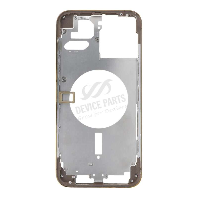 Middle Frame with Side Buttons + SIM Card Tray for iPhone 13 Pro Max 6.7" USA Version Gold OEM