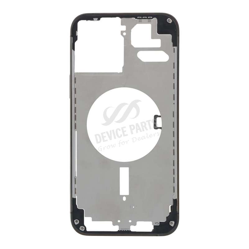 Middle Frame with Side Buttons + SIM Card Tray for iPhone 13 Pro Max 6.7" European Version Black OEM