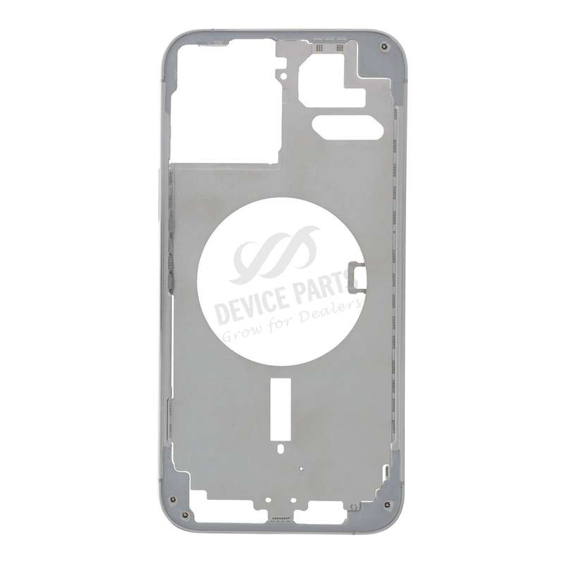 Middle Frame with Side Buttons + SIM Card Tray for iPhone 13 Pro Max 6.7" European Version White OEM