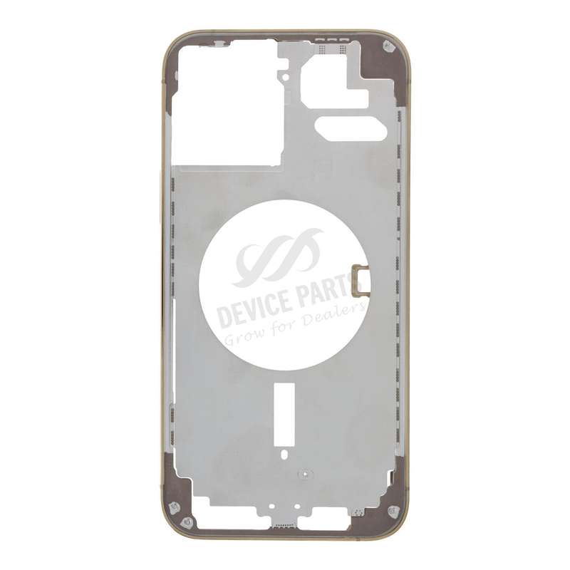 Middle Frame with Side Buttons + SIM Card Tray for iPhone 13 Pro Max 6.7" European Version Gold OEM