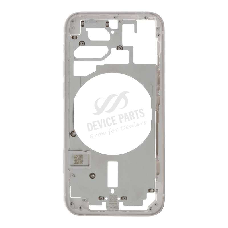 Middle Frame with Side Buttons + SIM Card Tray for iPhone 12 Mini European Version White OEM