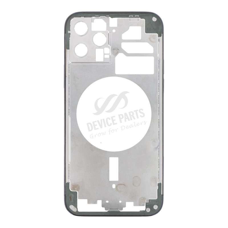 Middle Frame with Side Buttons + SIM Card Tray for iPhone 12 Pro European Version Blue OEM