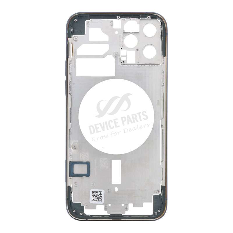 Middle Frame with Side Buttons + SIM Card Tray for iPhone 12 Pro European Version Blue OEM