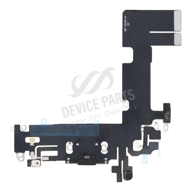 Charging Port Flex Cable for iPhone 13 6.1" Black without Logo HQ