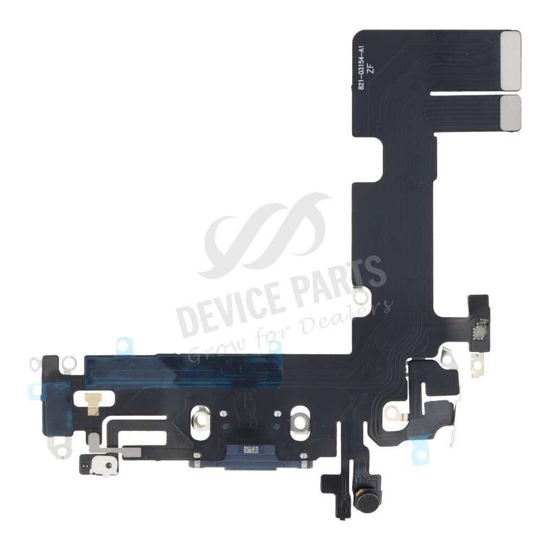 Charging Port Flex Cable for iPhone 13 6.1" Blue without Logo HQ