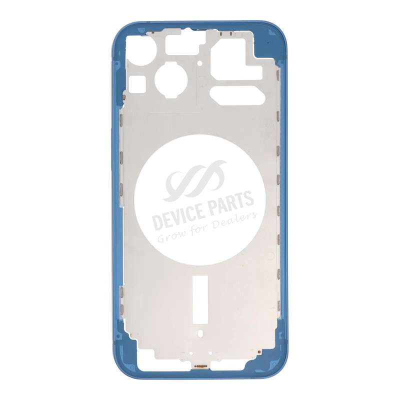 Middle Frame with Side Buttons + SIM Card Tray for iPhone 13 6.1" European Version Blue OEM