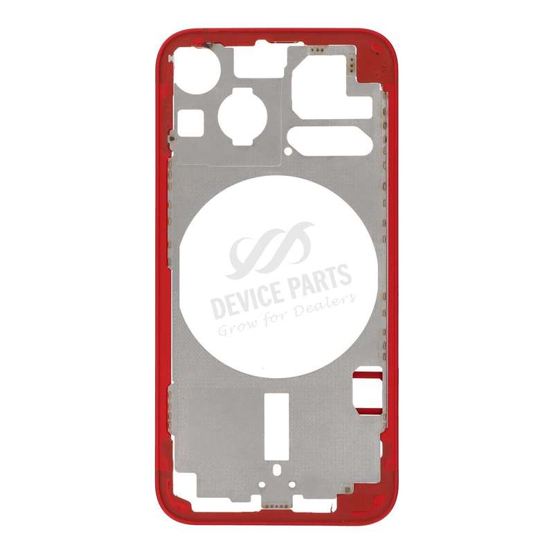Middle Frame with Side Buttons + SIM Card Tray for iPhone 13 Mini 5.4" European Version Red OEM