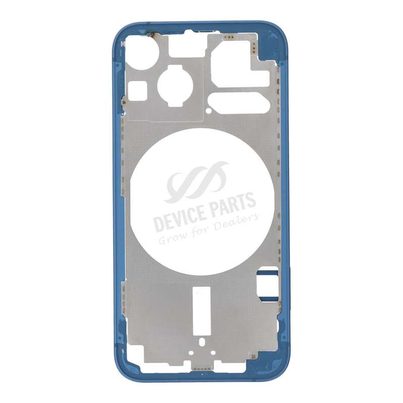 Middle Frame with Side Buttons + SIM Card Tray for iPhone 13 Mini 5.4" European Version Blue OEM