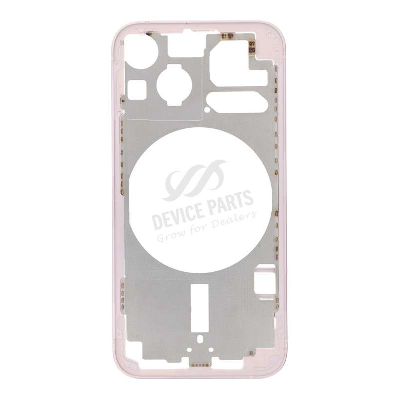 Middle Frame with Side Buttons + SIM Card Tray for iPhone 13 Mini 5.4" European Version Pink OEM