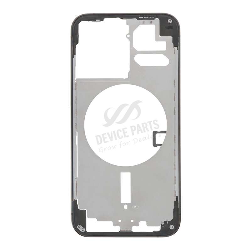 Middle Frame with Side Buttons + SIM Card Tray for iPhone 13 Pro 6.1" European Version Black OEM