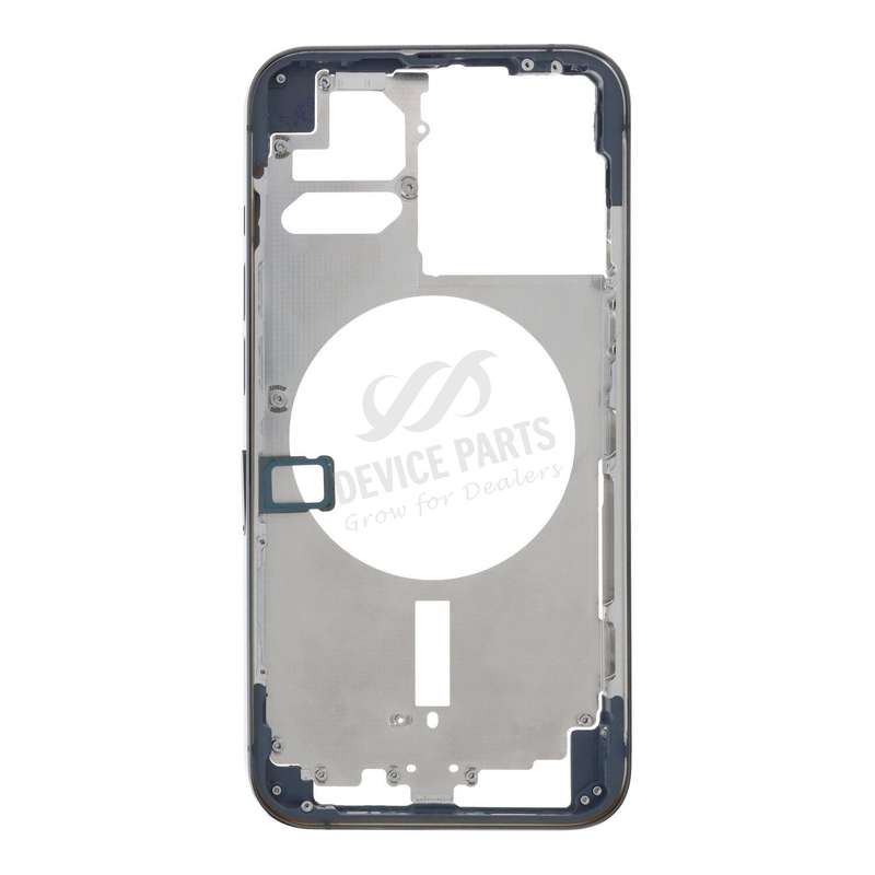 Middle Frame with Side Buttons + SIM Card Tray for iPhone 13 Pro 6.1" European Version Blue OEM