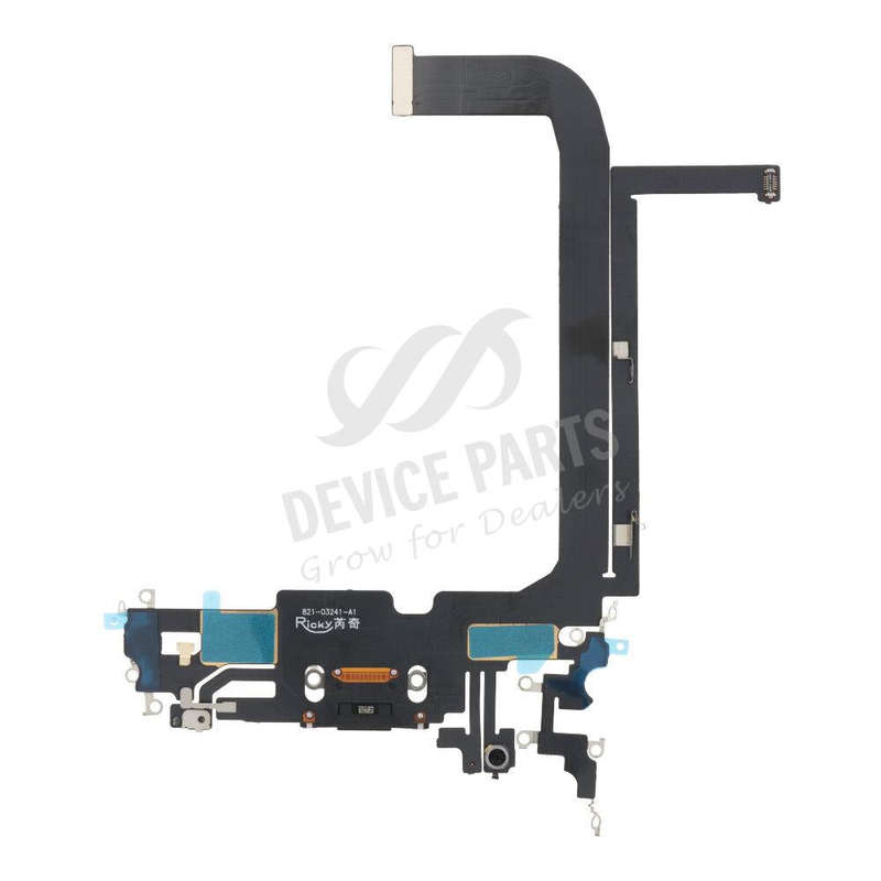 Charging Port Flex Cable for iPhone 13 Pro Max 6.7" Black without Logo OEM