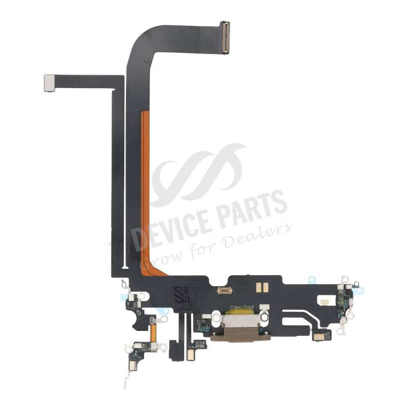 Charging Port Flex Cable for iPhone 13 Pro Max 6.7" Gold without Logo OEM