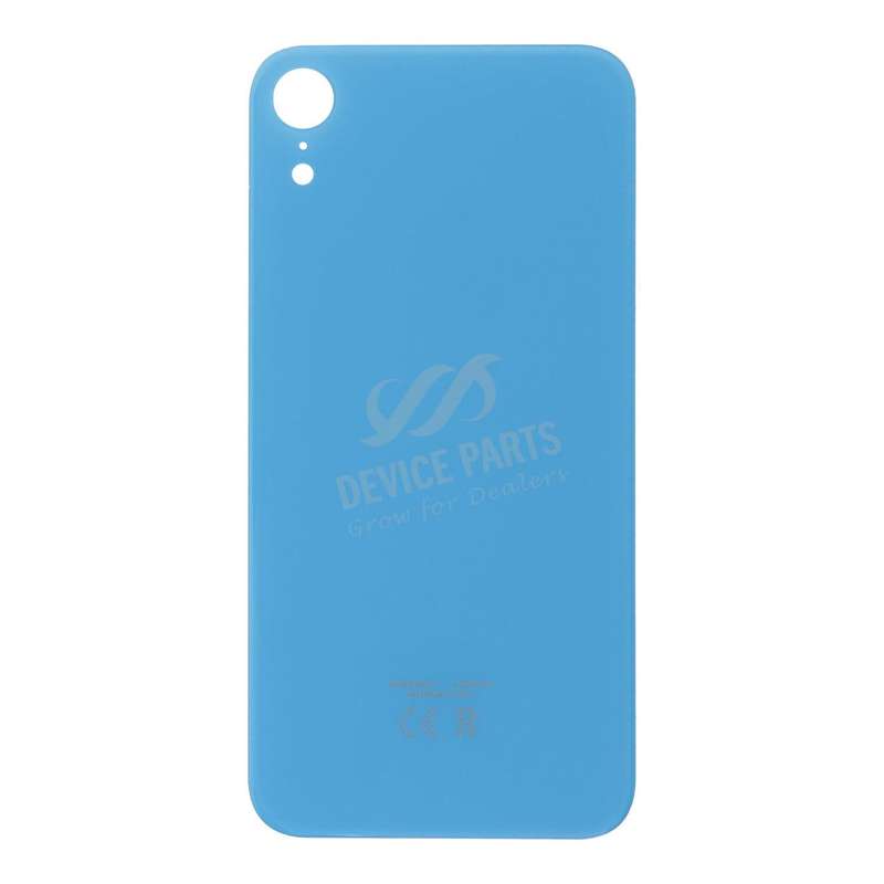 Battery Door with Adhesive for iPhone XR EU & Large Hole Version Blue HQ