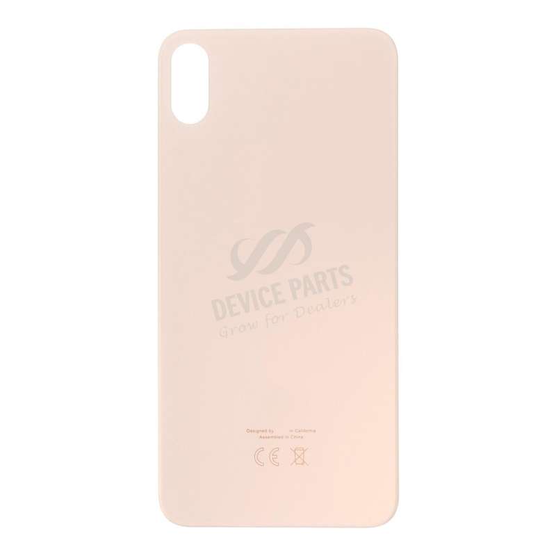 Battery Door with Adhesive for iPhone XS Max EU & Large Hole Version Gold HQ