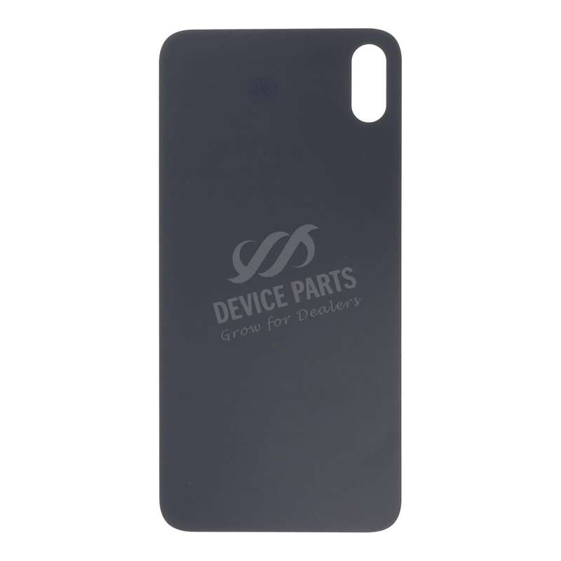 Battery Door with Adhesive for iPhone XS Max European & Small Hole Version Black HQ